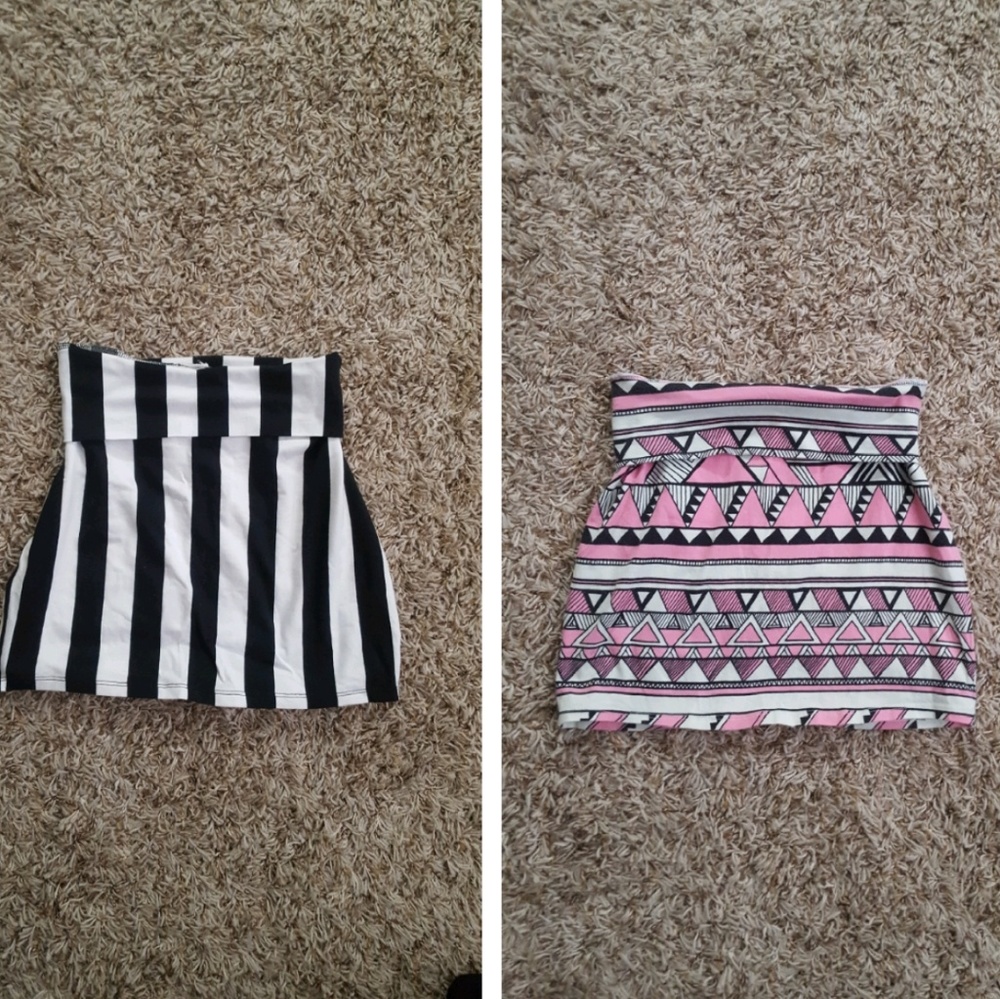 Two Victoria's Secret Pink Mini Skirts